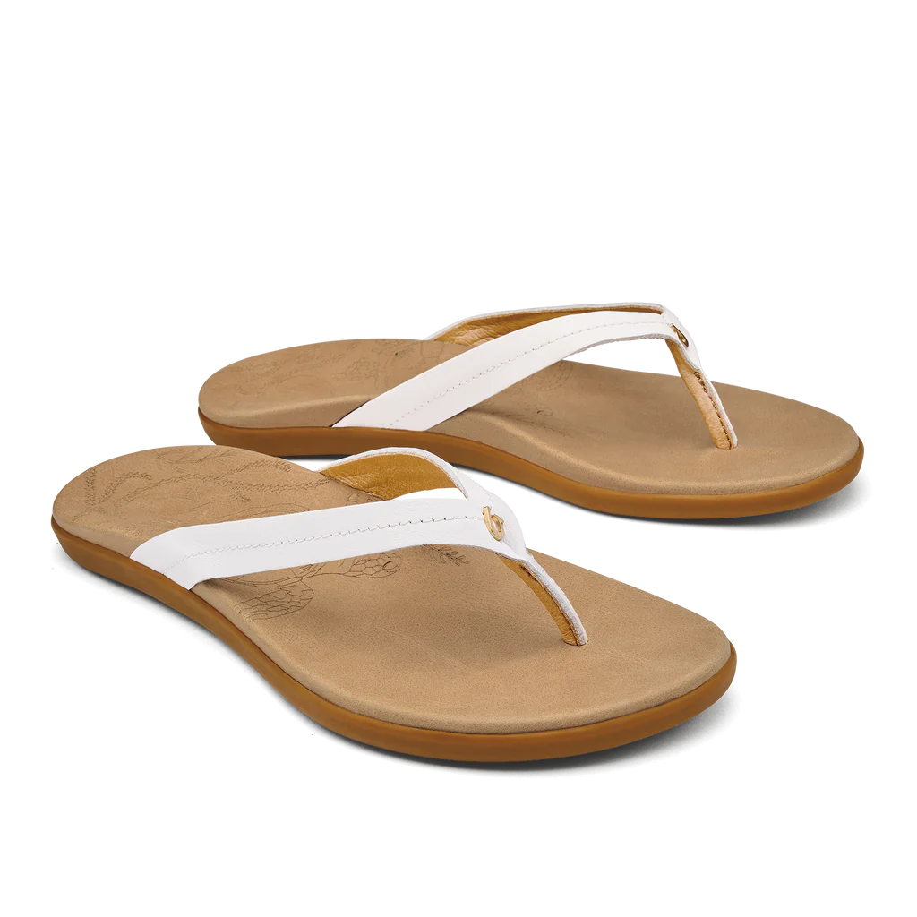 Honu - Bright White/Golden Sand