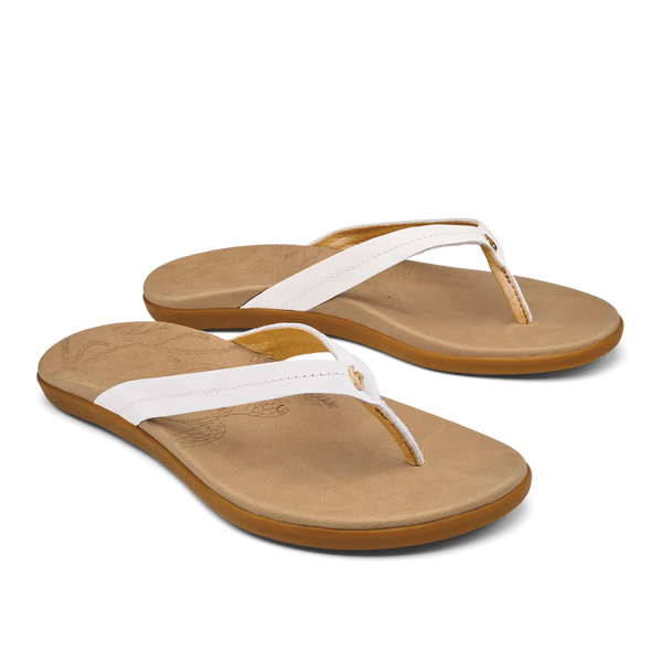 Honu - Bright White/Golden Sand