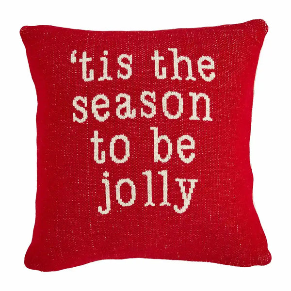 Square Reversible Christmas Pillow