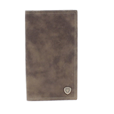 Ariat Rodeo Shield Concho Grey Bifold Wallet