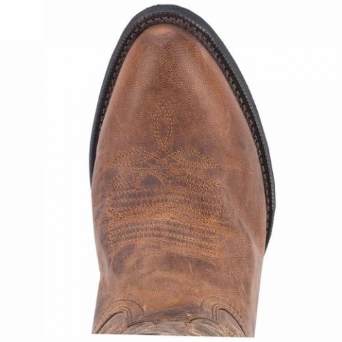 Laredo Men's Birchwood Distressed Tan Western Boots