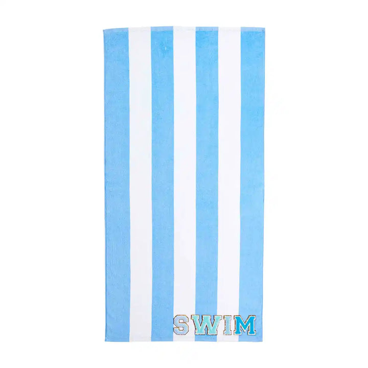 Patch Beach Towel - Blue