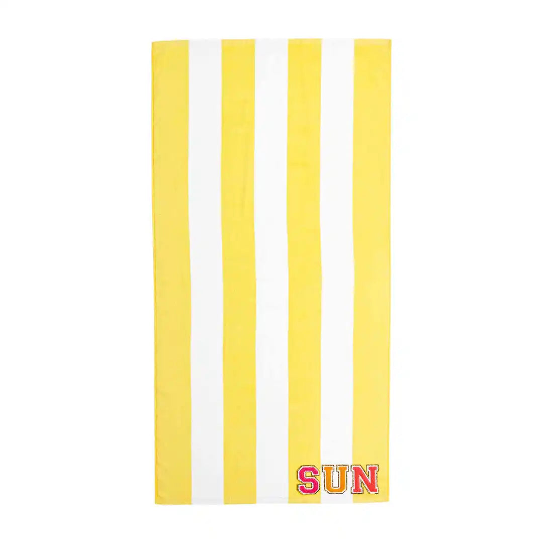 Patch Beach Towel - Yellow