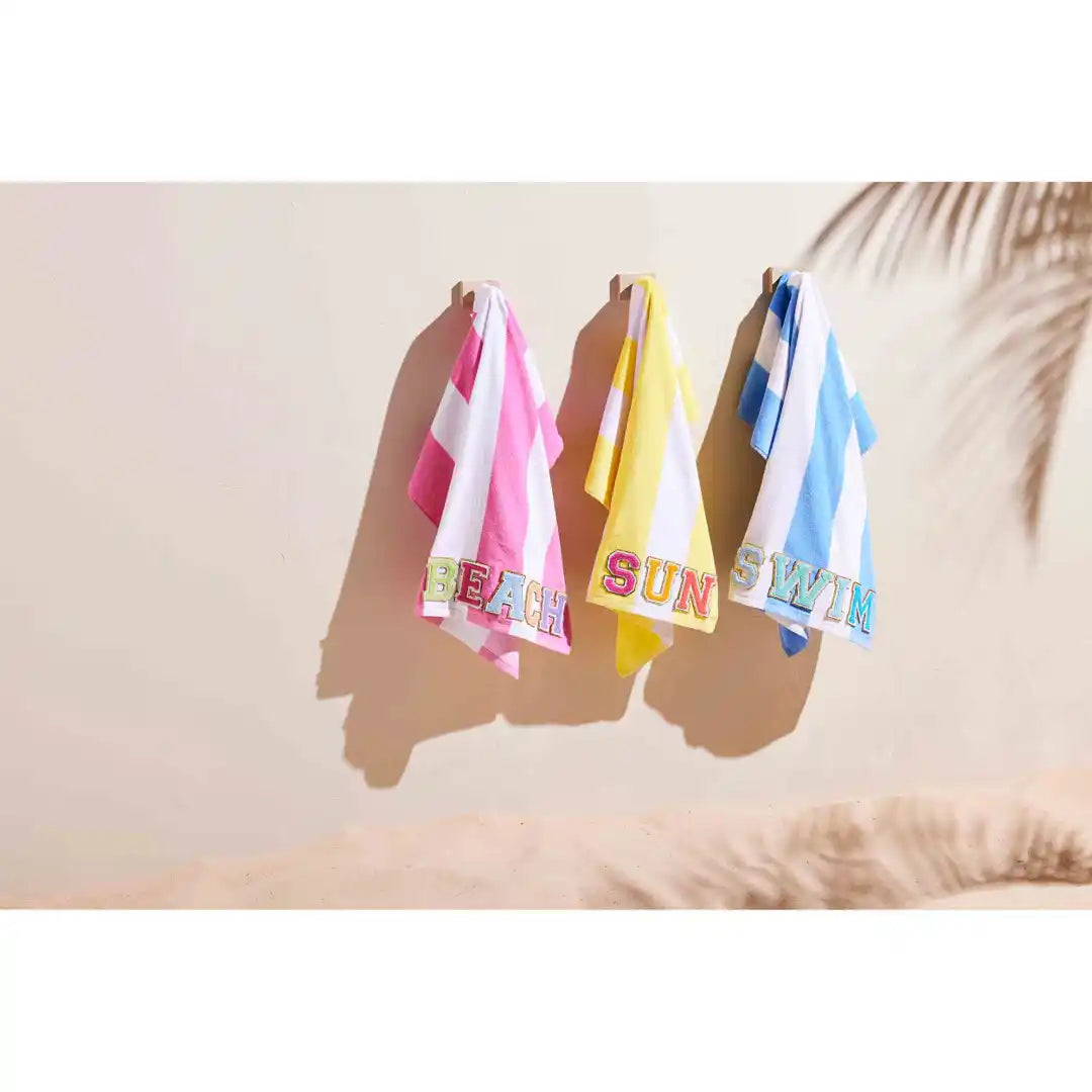 Patch Beach Towel - Yellow