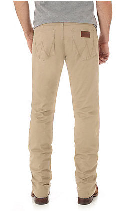 Wrangler Retro Premium Slim Fit Straight Jean - Khaki
