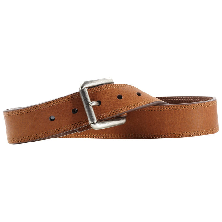 Ariat Mens Brown Sunshine Work Triple Stitch Leather Belt