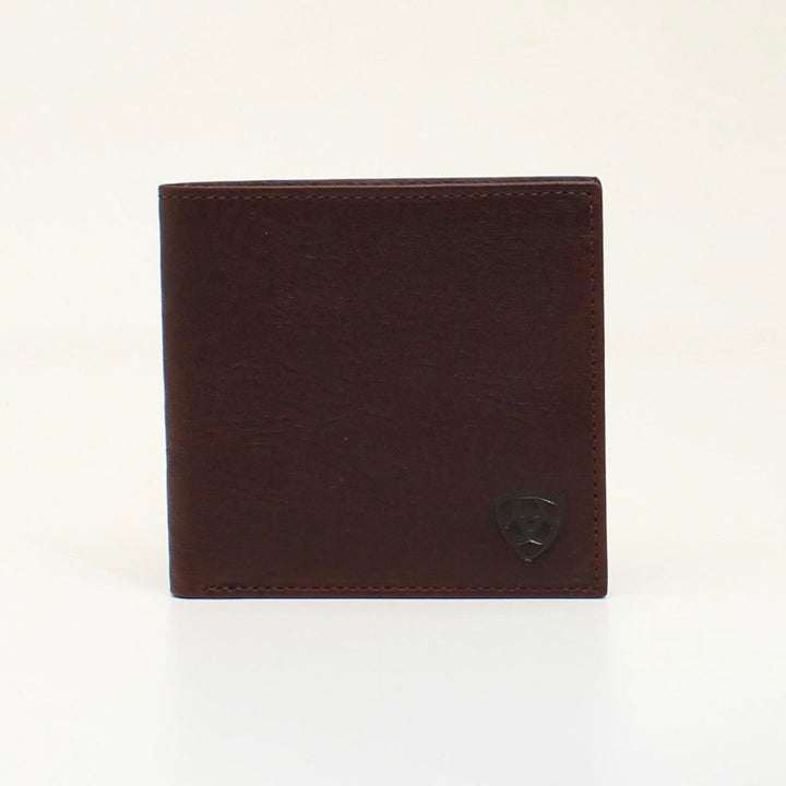 Ariat Dark Copper Shield Logo Bifold Wallet