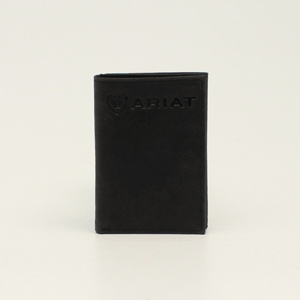 Trifold Embossed Logo Black