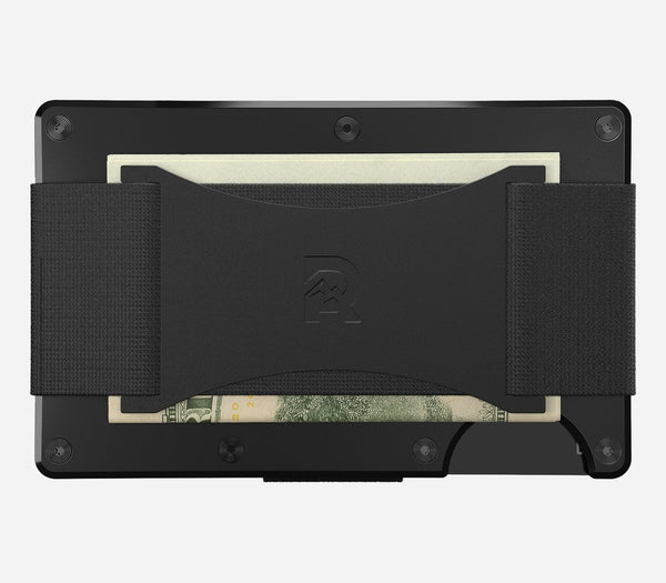 Aluminum Black Wallet Cash Strap