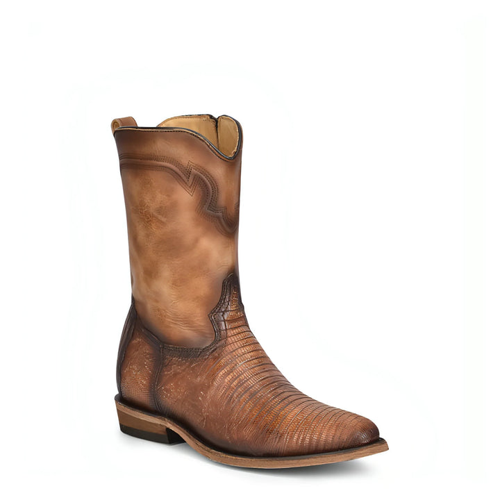 Sand Lizard Western Boot w/ Side Zipper