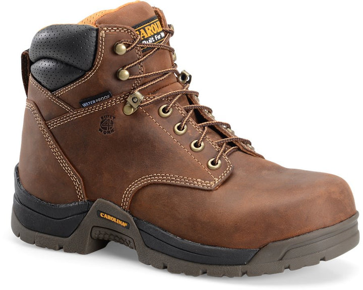 Carolina Waterproof Broad Toe Work Boot - 6"