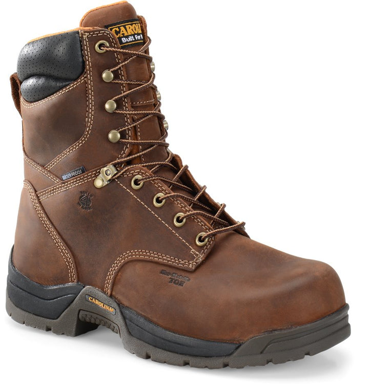 Carolina 8" Waterproof Broad Toe Work Boots