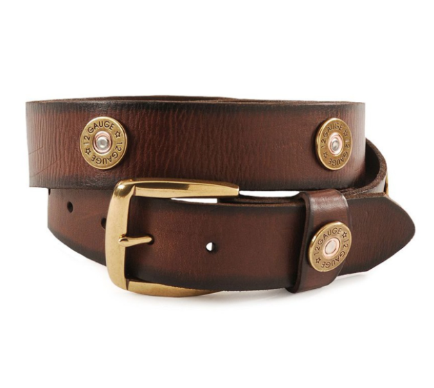 Nocona 12 Gauge Shell Leather Belt