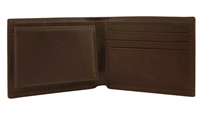 Lab Wrinkle Leather Bi-fold Concho Wallet