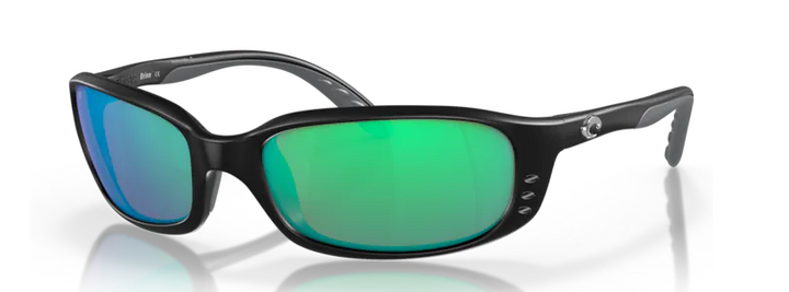 Brine Matte Black With Green Glass Lenses