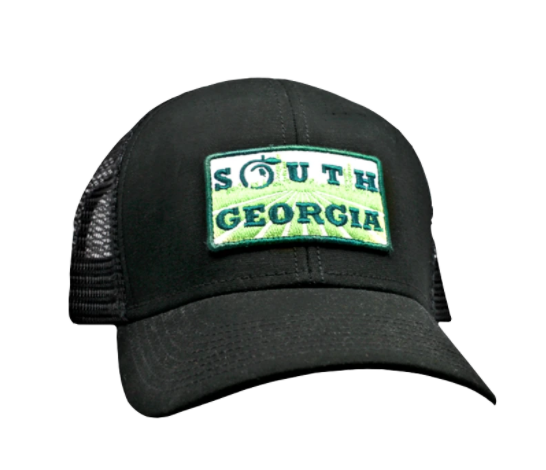 Peach State Pride South Georgia Trucker Hat - Black