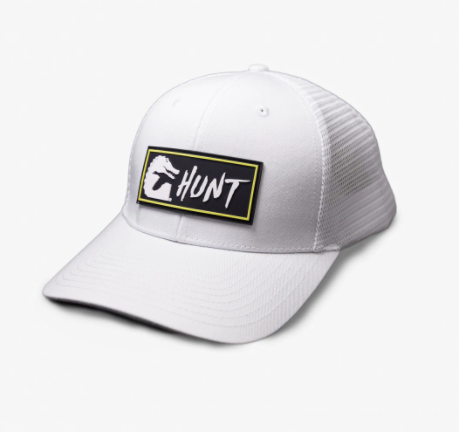 All White Hunt Patch Hat