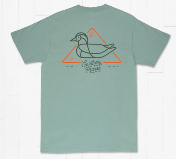 Warning Duck Tee Burnt Sage