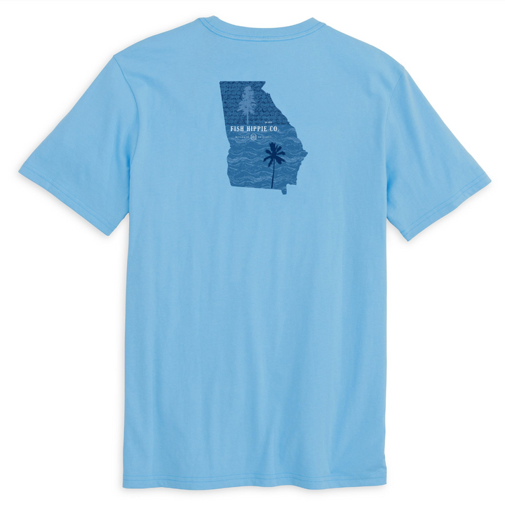 Georgia Azure Tee