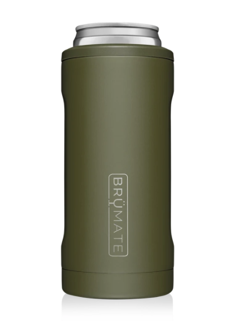 Hopsulator Slim Can Cooler - OD Green