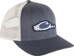 Drake 6-Panel Migrator Logo Cap Navy Heather / Light Gray
