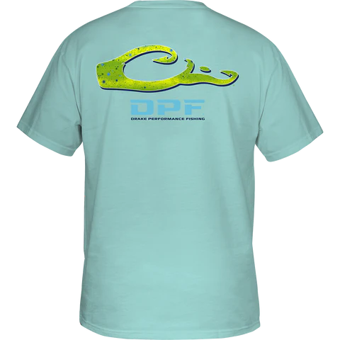 Mahi Scales Tee - Aqua Sky