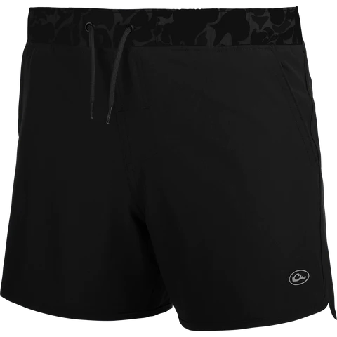 Youth Commando Lined Volley Short - Black