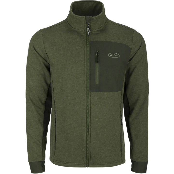 Hybrid Windproof Jacket Loden Heather