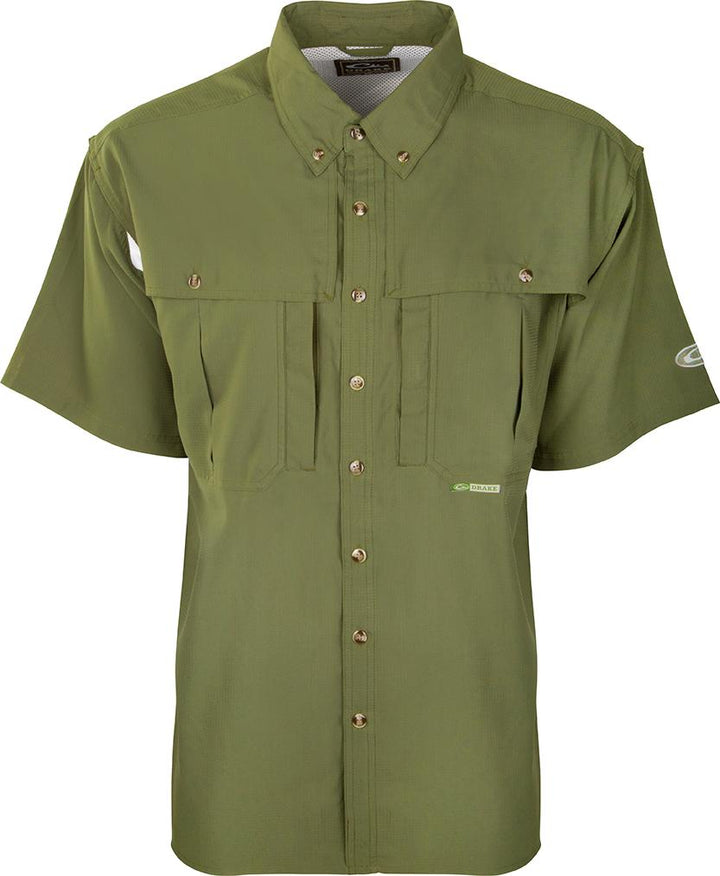 Short Sleeve Youth Flyweight Wingshooter's Shirt Light Olive