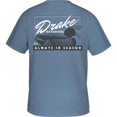 Handcrafted Decoy Tee - Silver Lake Blue