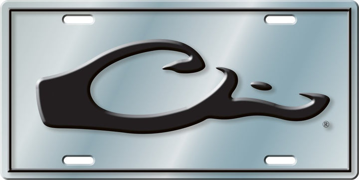 Drake® Head License Plate Silver