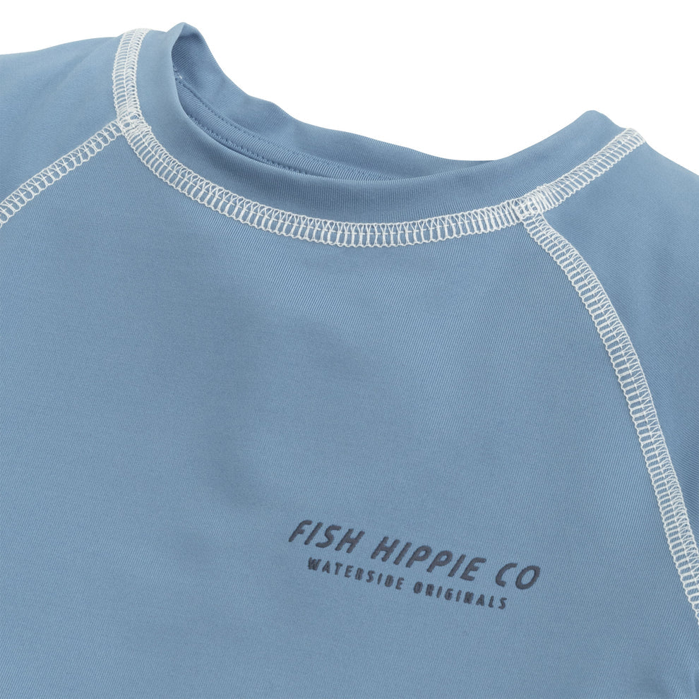 Youth Wave Hugger Rash Guard - Sailor