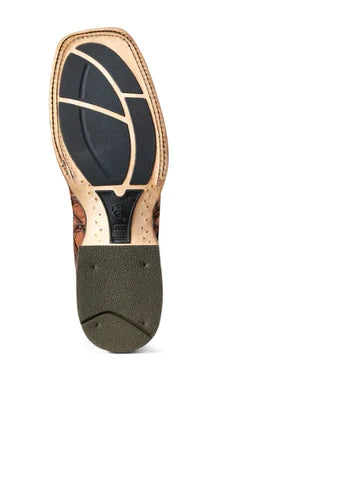 Deep Water Aged Pirarucu Western Boot - Pecan