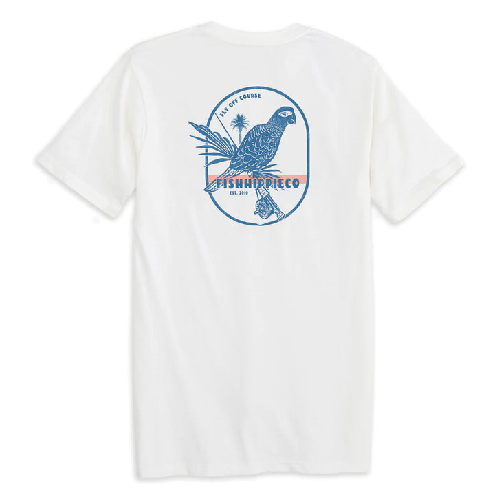 Fly Off Course S/S Tee - White