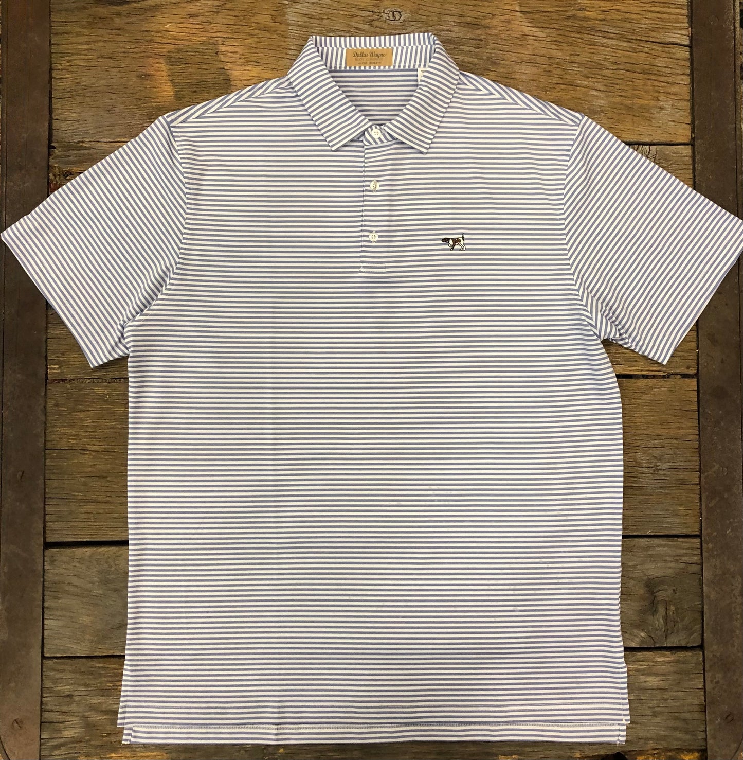 Pointer Performance Polo - White/Periwinkle