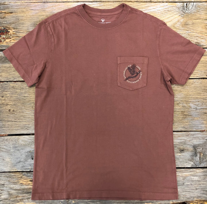 Pheasant Run Tee Maroon