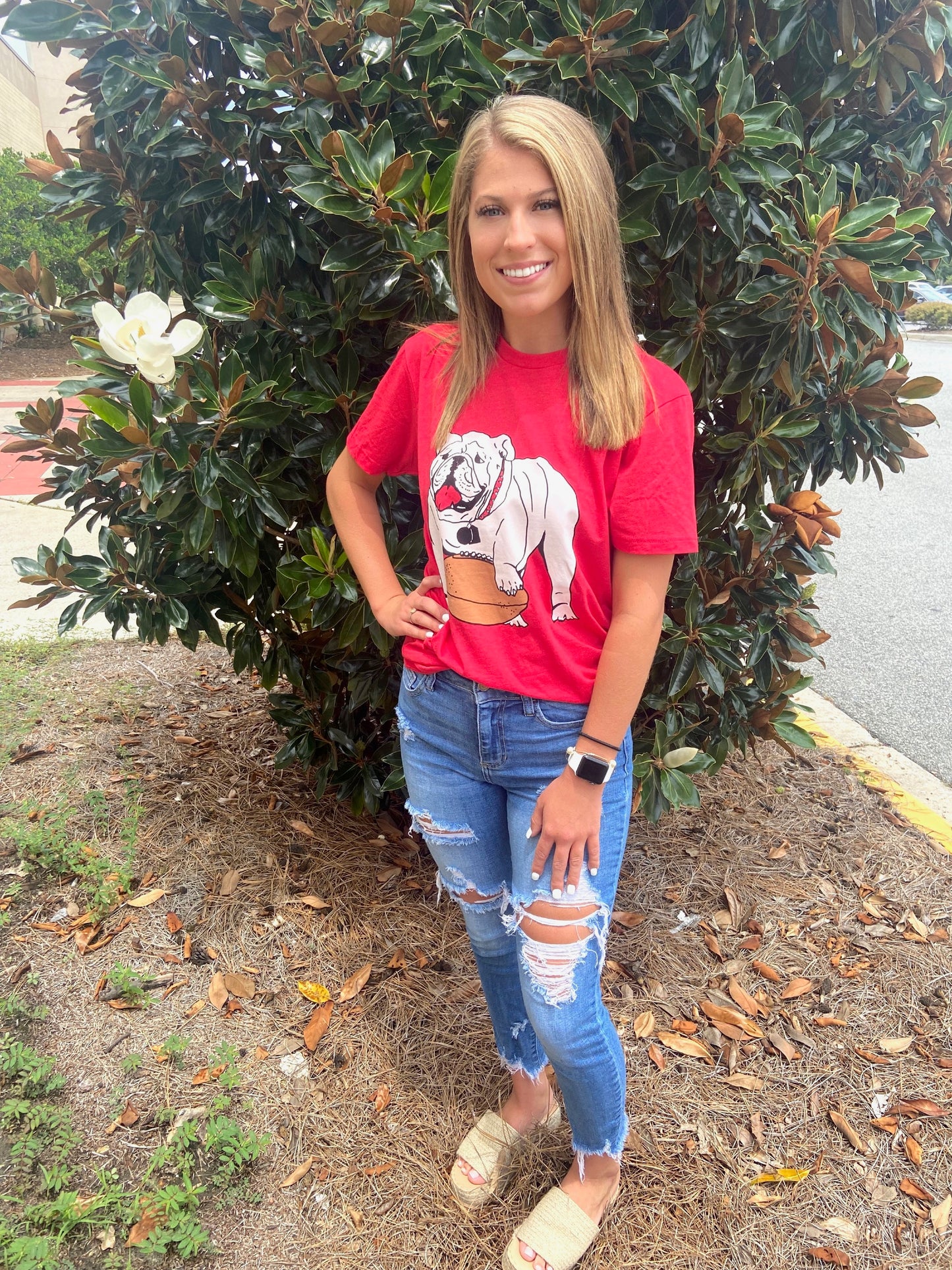 Georgia Bulldog T-Shirt Red