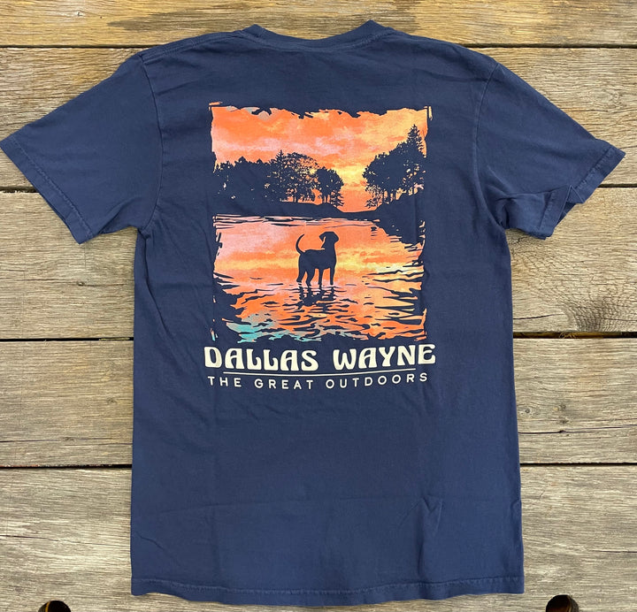 Lab At Sunset Great Outdoors - Navy