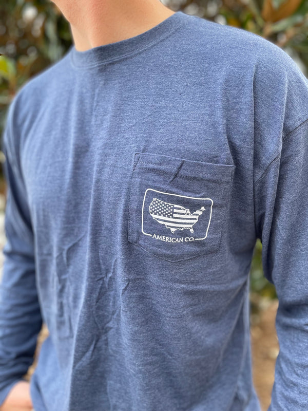 American Co. Sweet Land L/S Tee - Navy