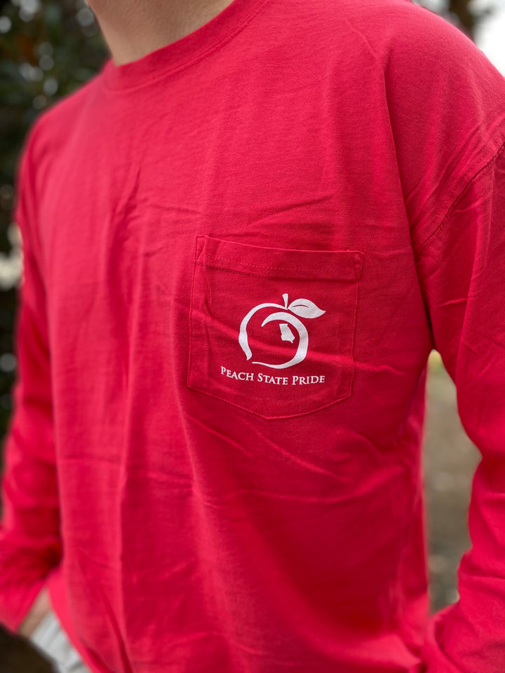 Vintage Athens L/S - Red