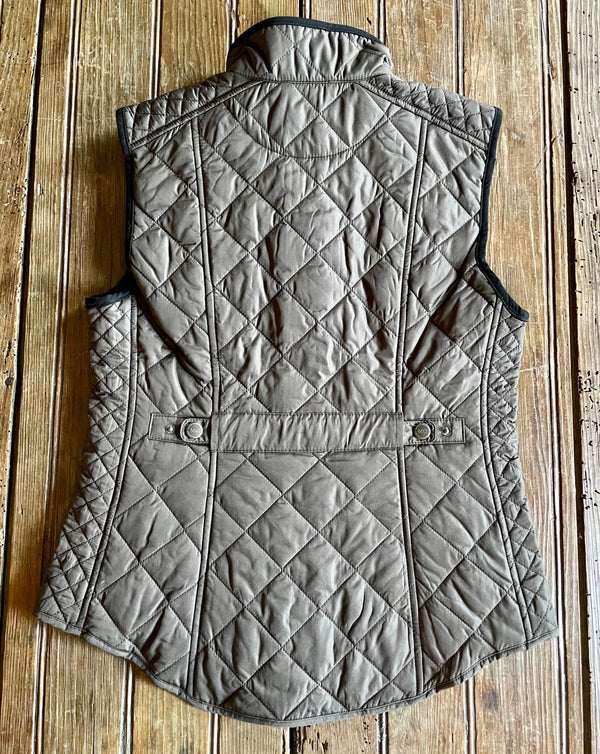 Vista Quilted Vest - Gunmetal