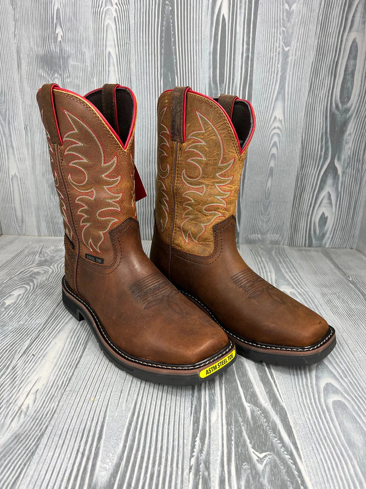 Driller Safety Toe Work Boot - Pecan