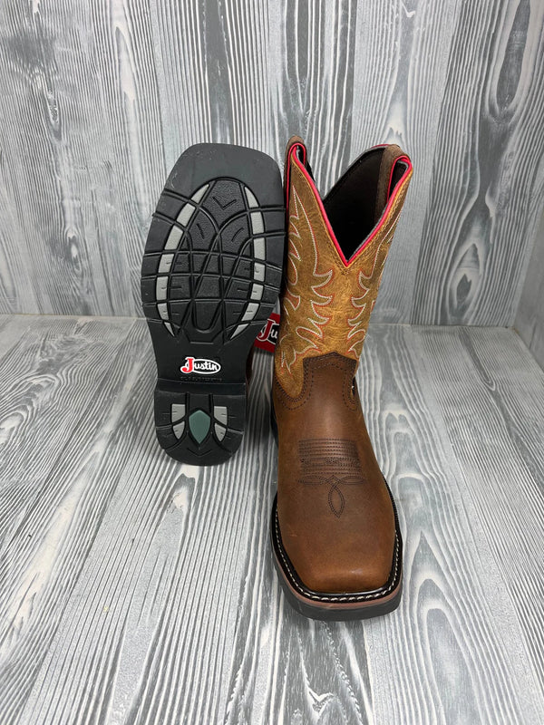 Driller Safety Toe Work Boot - Pecan