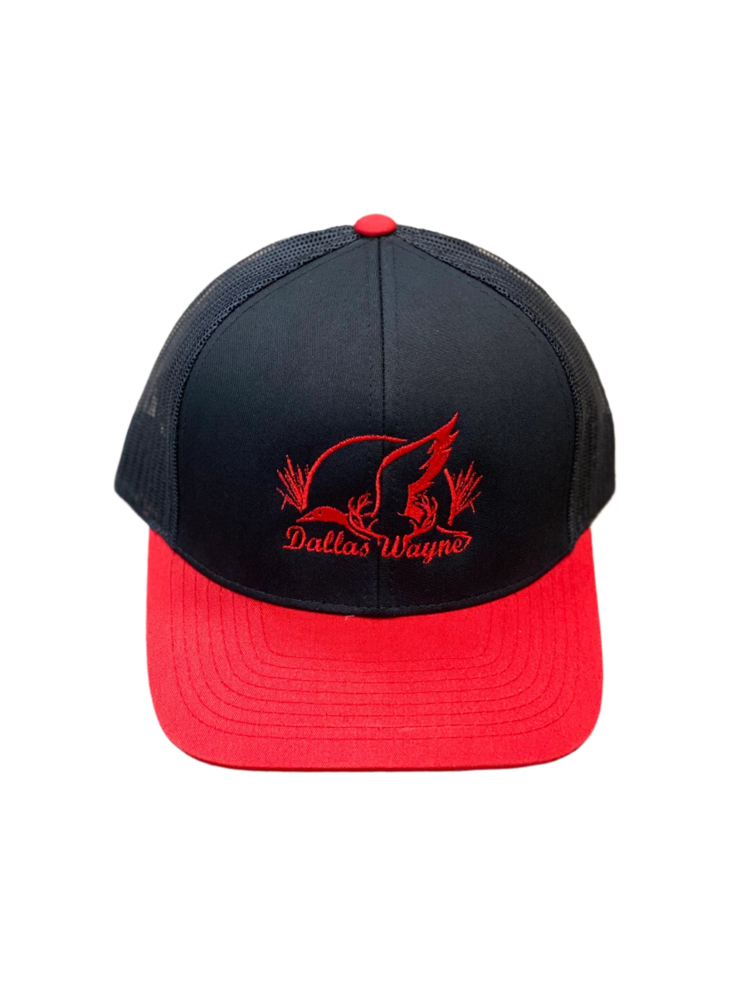 Dallas Wayne Stitch Logo Hat Black/Red