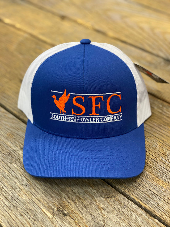 Southern Fowler Hat - Blue, White and Orange SFC