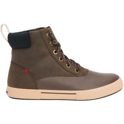 Men's 6" Leather Lace Ankle Deck Boot
