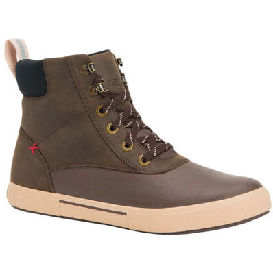 Men's 6" Leather Lace Ankle Deck Boot