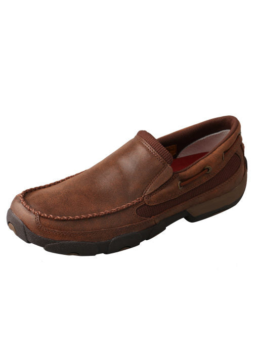 Twisted X Slip-On Driving Moc Brown