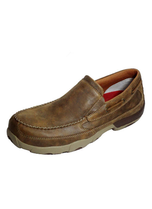 Twisted X Work Comp Toe Slip-On Driving Moc Bomber