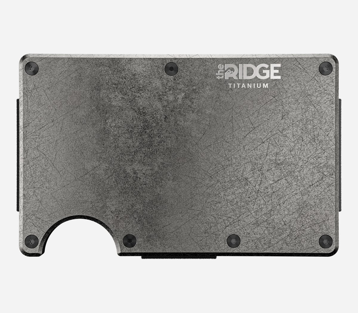 Titanium Stonewashed Wallet Money Clip